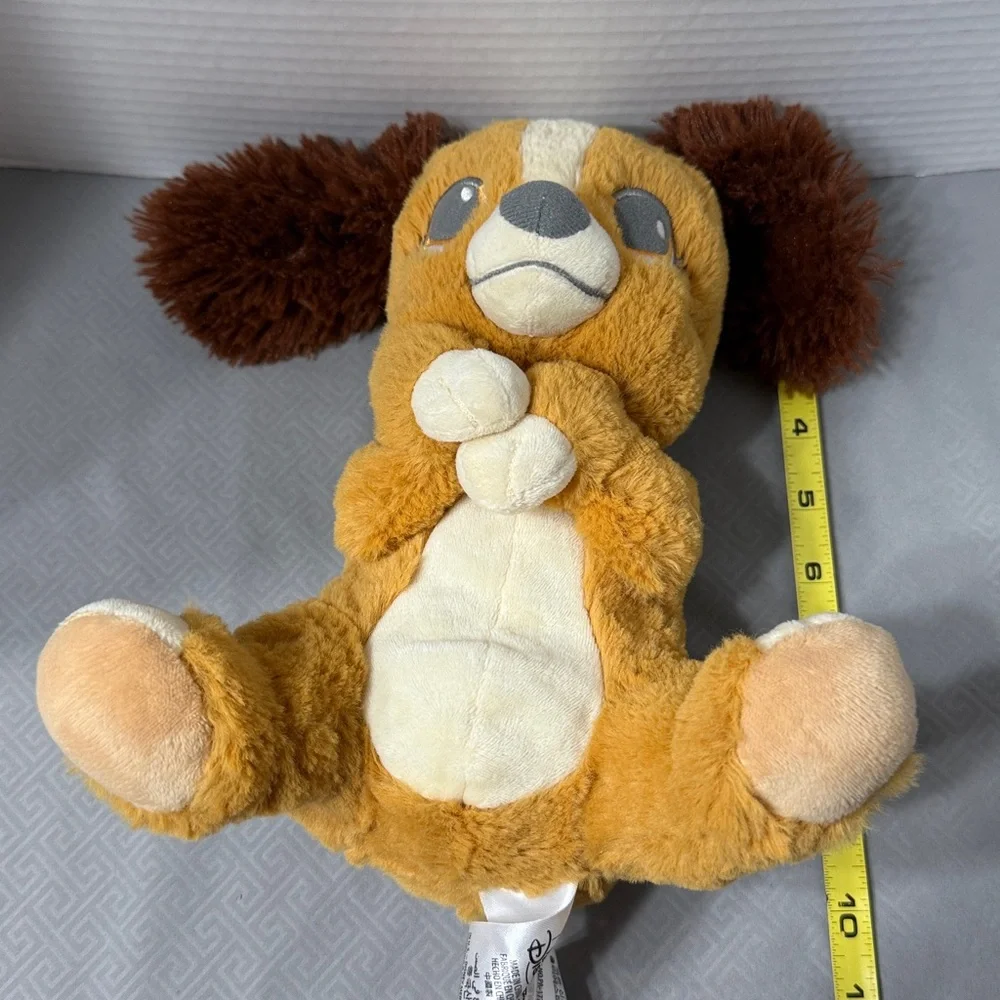 Disney Parks Babies Lady Dog Plush Pink Blanket Pouch From Lady and The Tramp